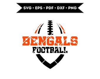 Bengals SVG, Fußball svg, Bengals shirt svg, Bengals Maskottchen svg, Bengals Mom svg, digitaler Download, Sofort Download