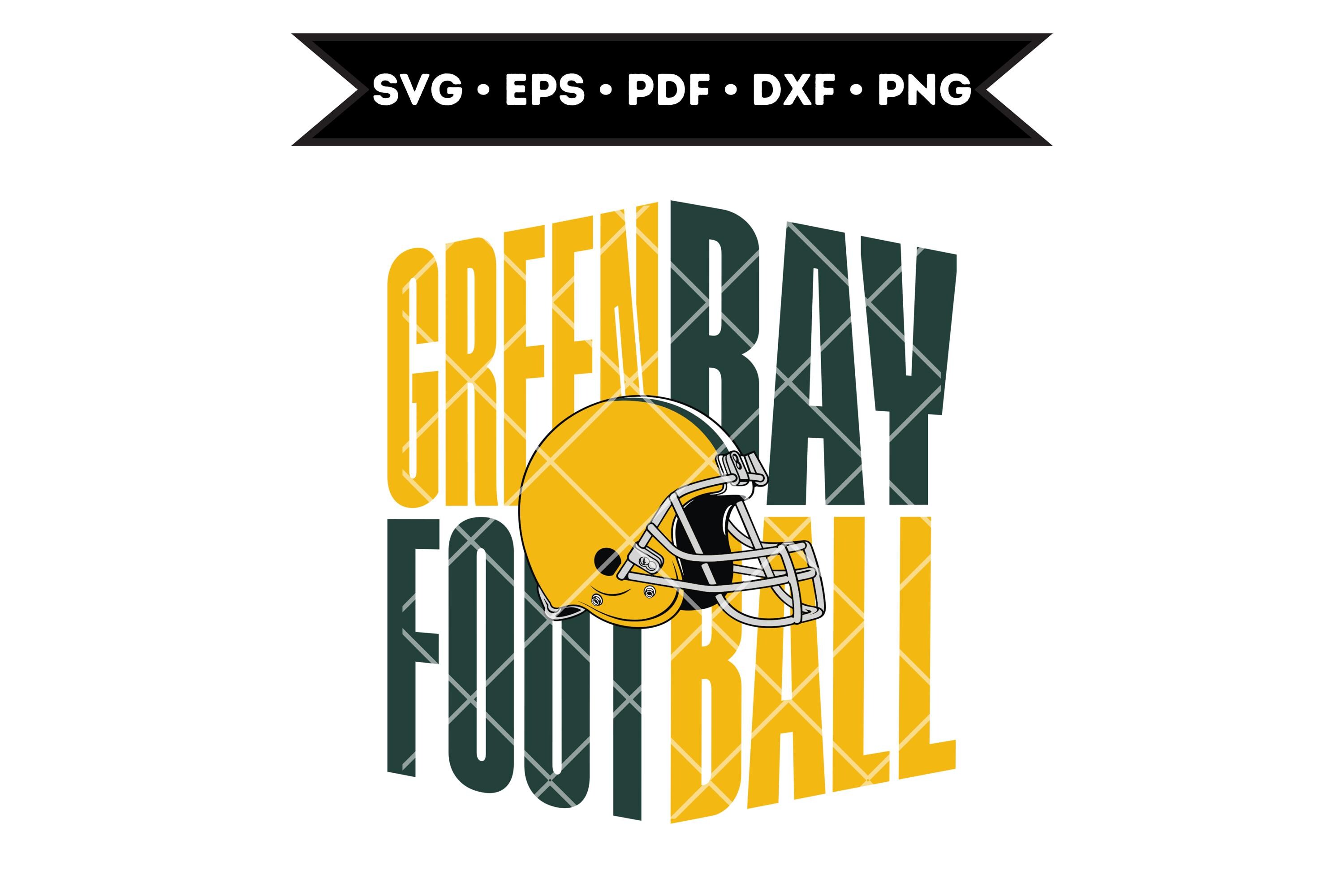 Green Bay SVG, Green Bay Fußball SVG, Fußball-Mannschaft-Svg, Fußball-Svg für Cricut, digitaler Download, Sofort Download
