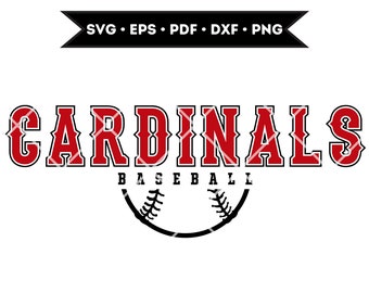 Cardinals Baseball SVG, PNG, DXF (Digital Download)