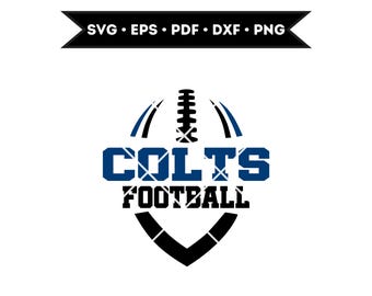 Colts SVG, Colts shirt svg, Colts Maskottchen Plotterdatei, Colts Mom svg, digitaler Download, Sofort Download