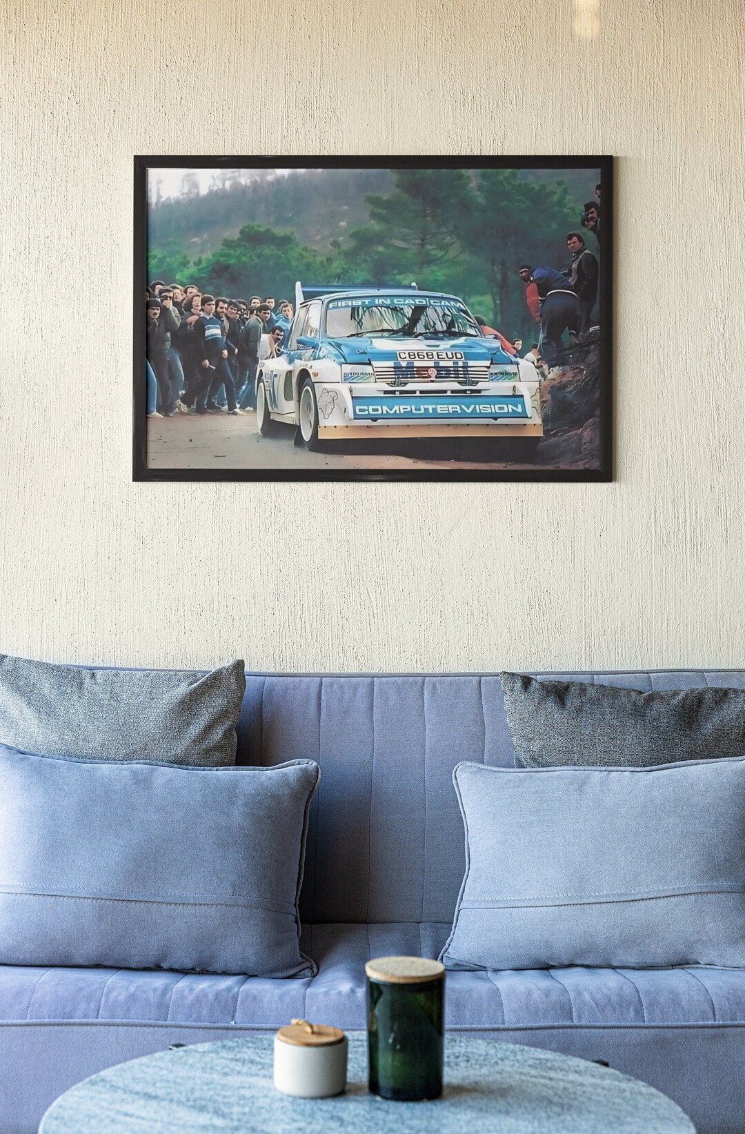 MG Metro Rally Car Group B Vintage Car Poster, , WRC, Rally Legend, San ...