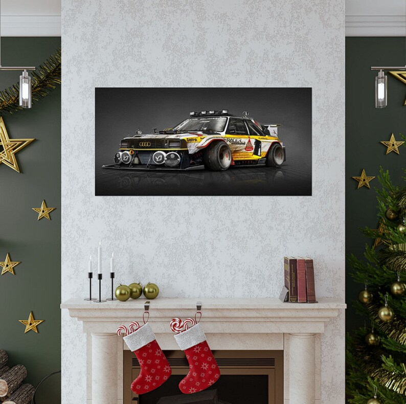 Audi Quattro S1 Rally Car Concept Group B Prototype Poster, Rally ...