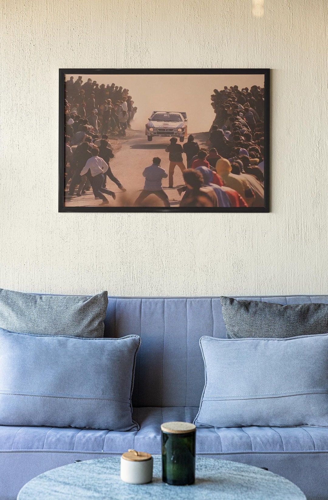 Rally Car Poster, Lancia 0.37 Rallylegend WRC Motorsport, Wall Art ...