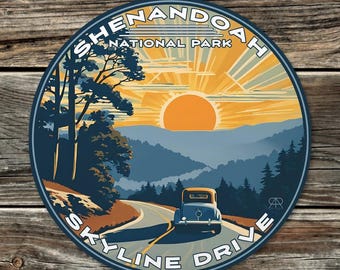 Shenandoah National Park Skyline Drive Sticker
