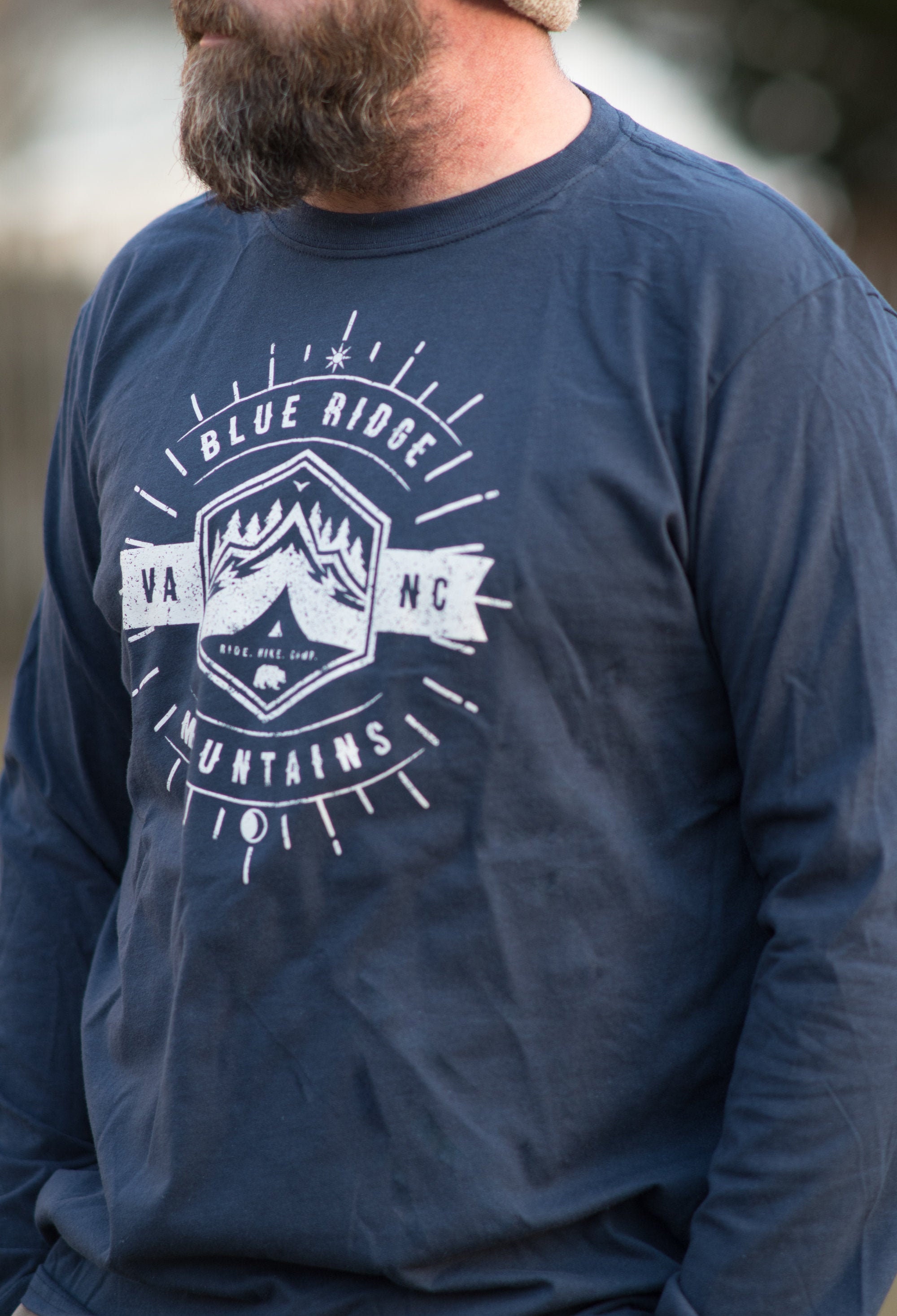 T-shirt Hand Printed Virginia North 