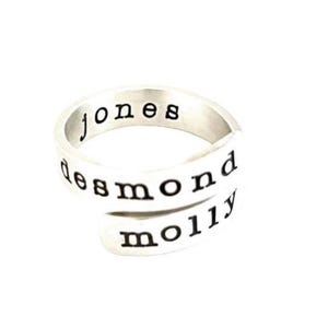 STERLING SILVER Spiral Twist RING - Chunky Ring - Custom/Personalized Wrap Ring - Spiral Ring - Adjustable Ring - Free Ship
