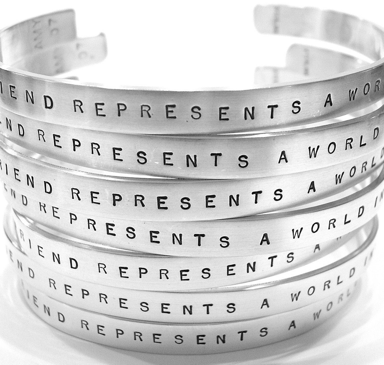 CUSTOM Cuff PERSONALIZED Sterling Silver Bracelet Custom Etsy