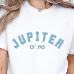 Jupiter Florida T-Shirt, Minimalist T-shirt, Florida shirt, Jupiter shirt, Florida gift, Jupiter gift, gift for Mom, gift for Dad