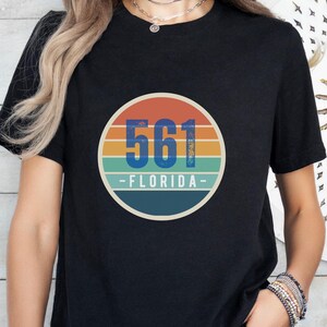 Jupiter Florida Area Code Shirt, Jupiter tshirt, Florida shirt, 561 area code, retro florida shirt, florida gift, Jupiter gift