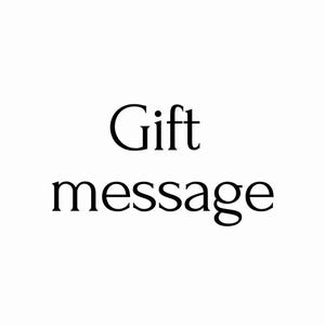 Gift message