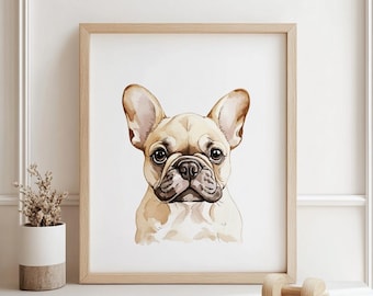 Dog Painting, Pet Loss Gift, Father's Day, Dog Portraits from Photos，Pet Painting, Watercolor Pet Portrait, Pet Memorial Gift,