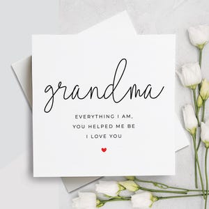 Para a melhor avó do mundo Feliz dia das mães, cartão de dia das mães, cartão de aniversário para avó, presente de aniversário para avó, aniversário para avó