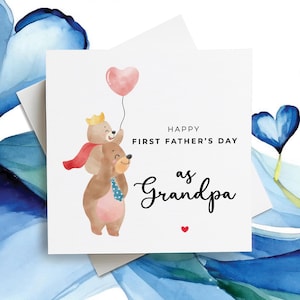 Tarjeta del Día del Padre para el Abuelo, Tarjeta del Día del Padre para el Abuelo, Tarjeta del Día del Padre para el Abuelo, Regalo del Día del Padre para el Abuelo