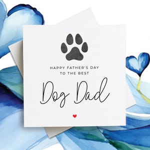 Vatertagskarte Hund Papa Karte, Hunde-Liebhaber-Vater-Tages-Karte, Hund Papa Vatertagskarte, Vatertagskarte vom Hund, Hunde-Papa-Karte, für Papa-Karte