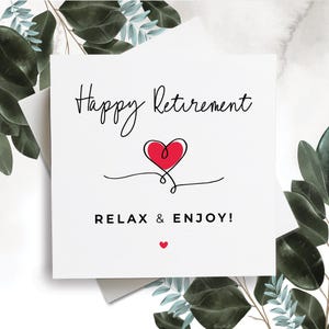 Congratulations On Retiring Card, Retirement Gift, Employee Retirement Card, Coworker Retirement Card, Colleague Retirement Card, Dad, Mom