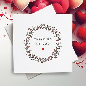Carte "Penser à vous", Carte de sympathie, Carte de sympathie pour la perte d'un proche, Carte de condoléances, Carte de grief, Carte de réconfort