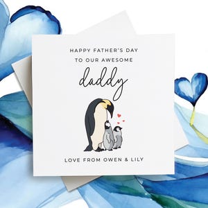 Tarjeta del Día del Padre, Tarjeta personalizada para papá, Tarjeta personalizada para papá, Tarjeta linda para papá, Tarjeta para papá