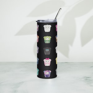 Bigfoot Squishmallows Inspired Stainless Steel Tumbler