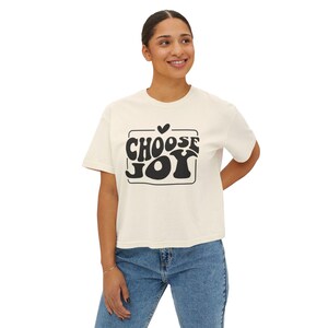 Choose Joy Shirt for Women | Soft & Cozy Tee | Spread positivity with this inspirational shirt, perfect for daily wear or gifting.