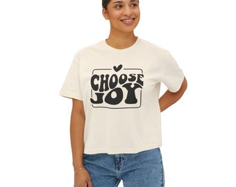 Choose Joy Shirt for Women | Soft & Cozy Tee | Spread positivity with this inspirational shirt, perfect for daily wear or gifting.