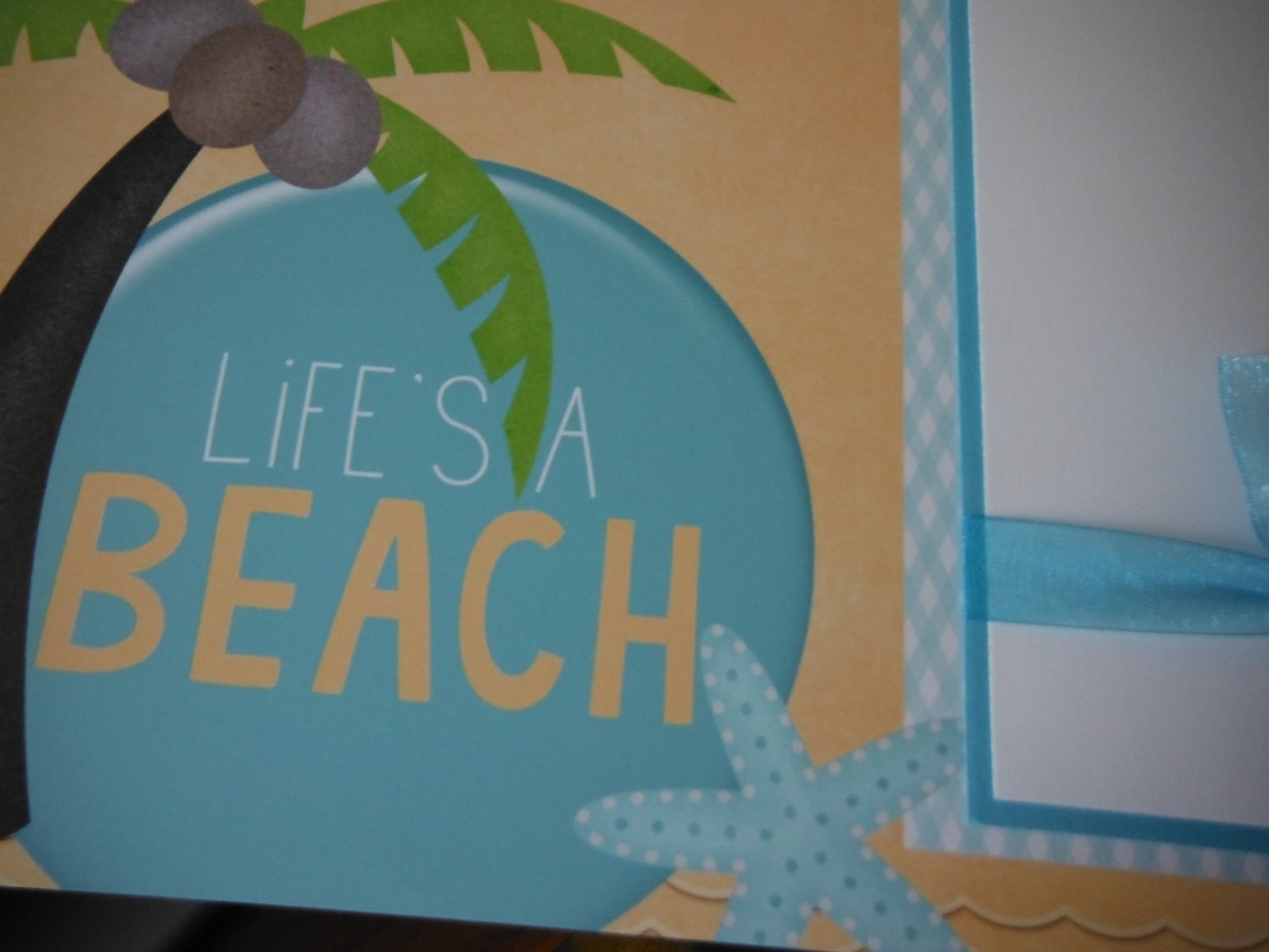 Premade Life's a Beach Premade 12x12 Scrapbook Pages for Boy Girl ...