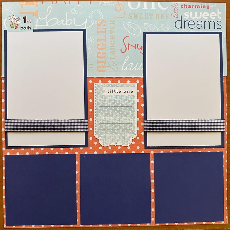 20 It’s a Boy Premade 12x12 Scrapbook Pages for Gift New Mom Family - Etsy