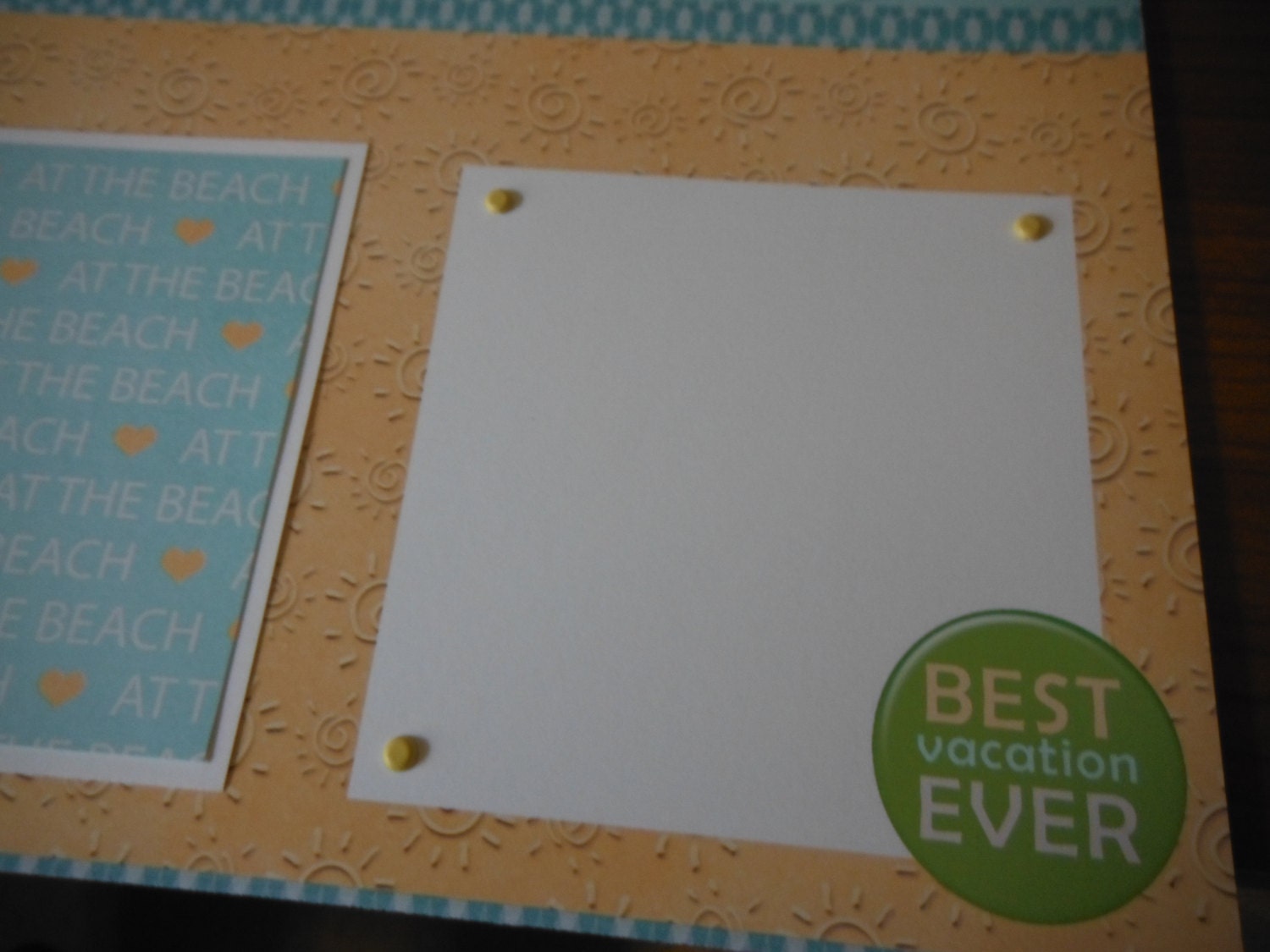 Playing in the Sand Beach Premade 12x12 Scrapbook Pages for Boy Girl ...