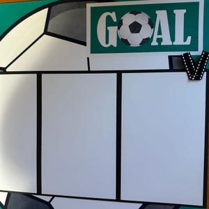 2 Premade Soccer Girl or Boy Vacation 12x12 Scrapbook Pages for your Team