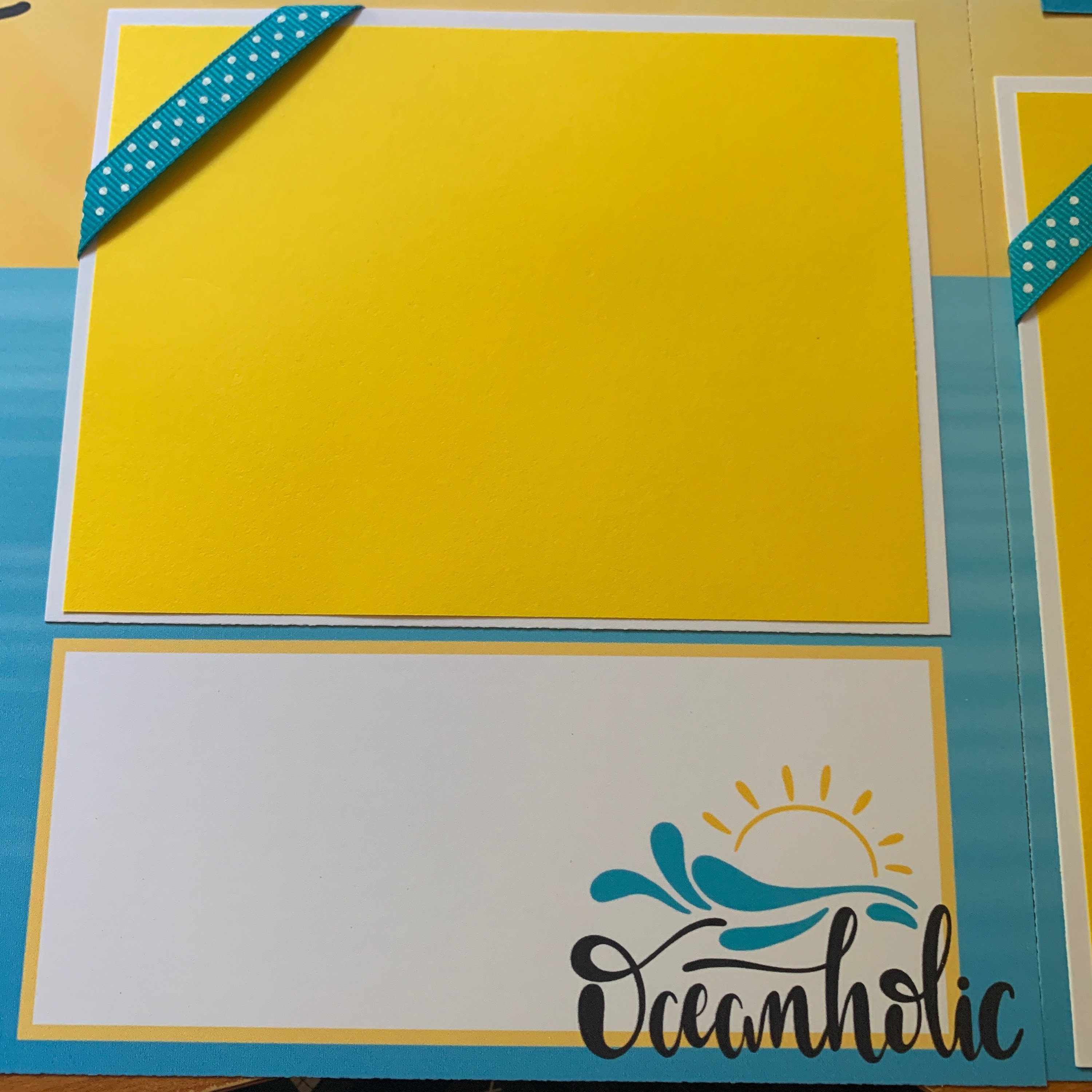 Premade Beach Please Ocean Summer Boy or Girl 12x12 Scrapbook Pages for ...