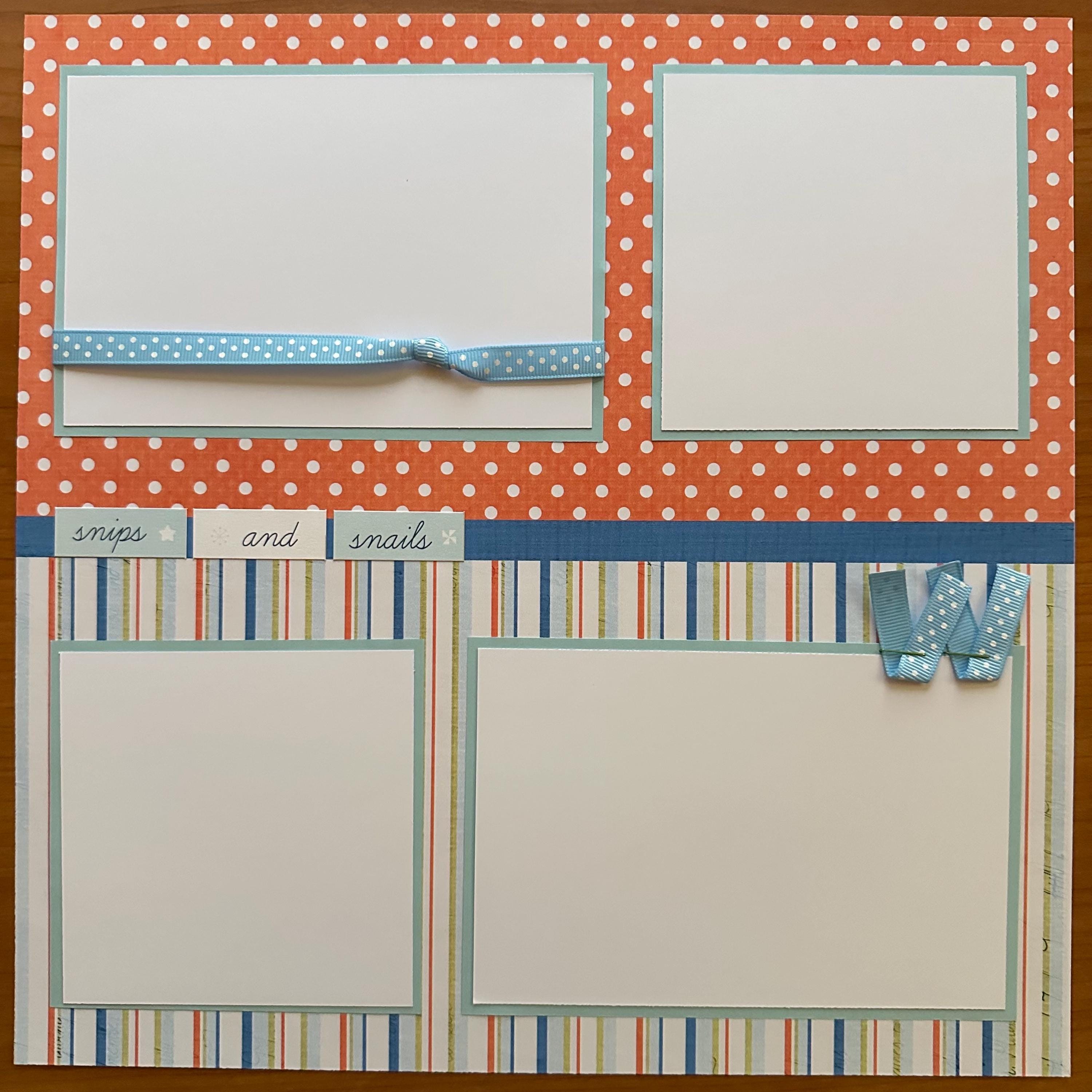 20 It’s a Boy Premade 12x12 Scrapbook Pages for Gift New Mom Family - Etsy