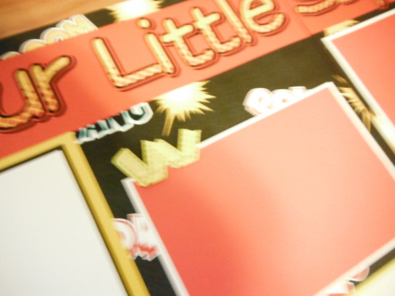 Our Little Super Hero BOY 12x12 Scrapbook Pages for your FAMILY Boy Halloween