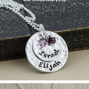 Mom of 2 necklace clearance