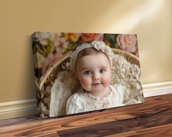 Custom Canvas Wall Art - Your Photo or Image on High Quality Canvas