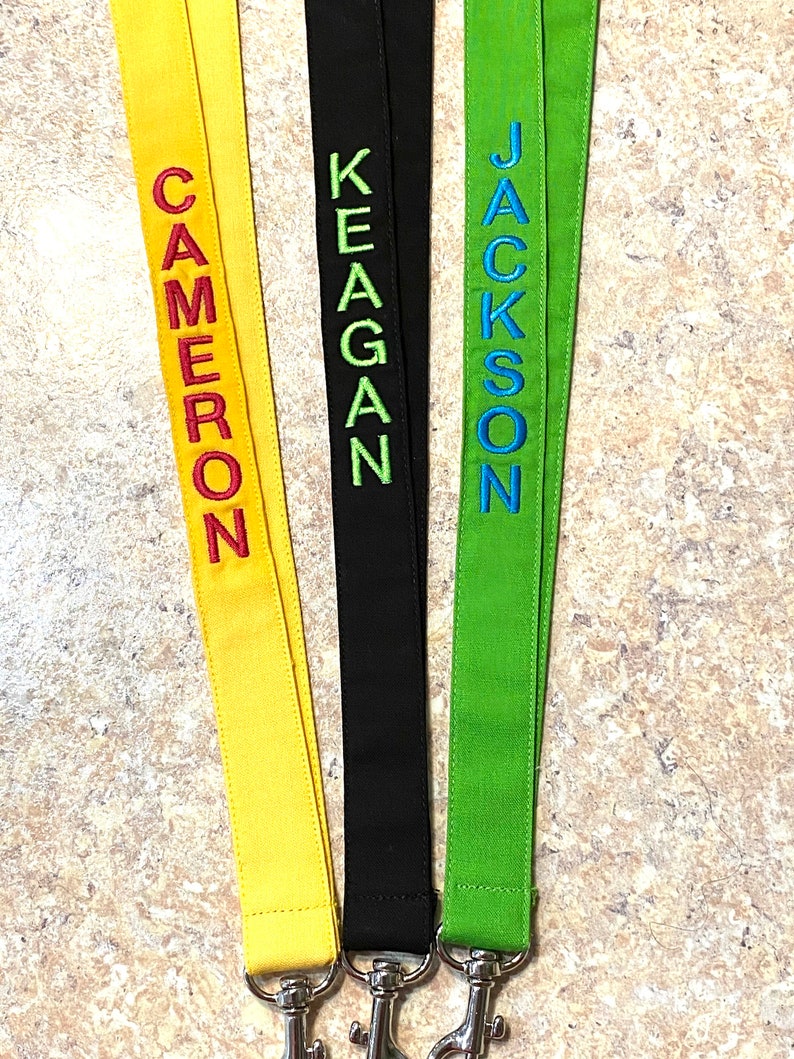 Personalized Lanyards VERTICAL Lettering, Names on Lanyards, Teacher Lanyard, Nurse Lanyard, School Name on Lanyard, 13 Letters , Chevrons image 9