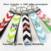 Chevron Monogram Keychain Personalized Keychain, Wristlet Key Fob, Monogram Keychains Teacher Gift Stocking Stuffer Christmas ONE LETTER