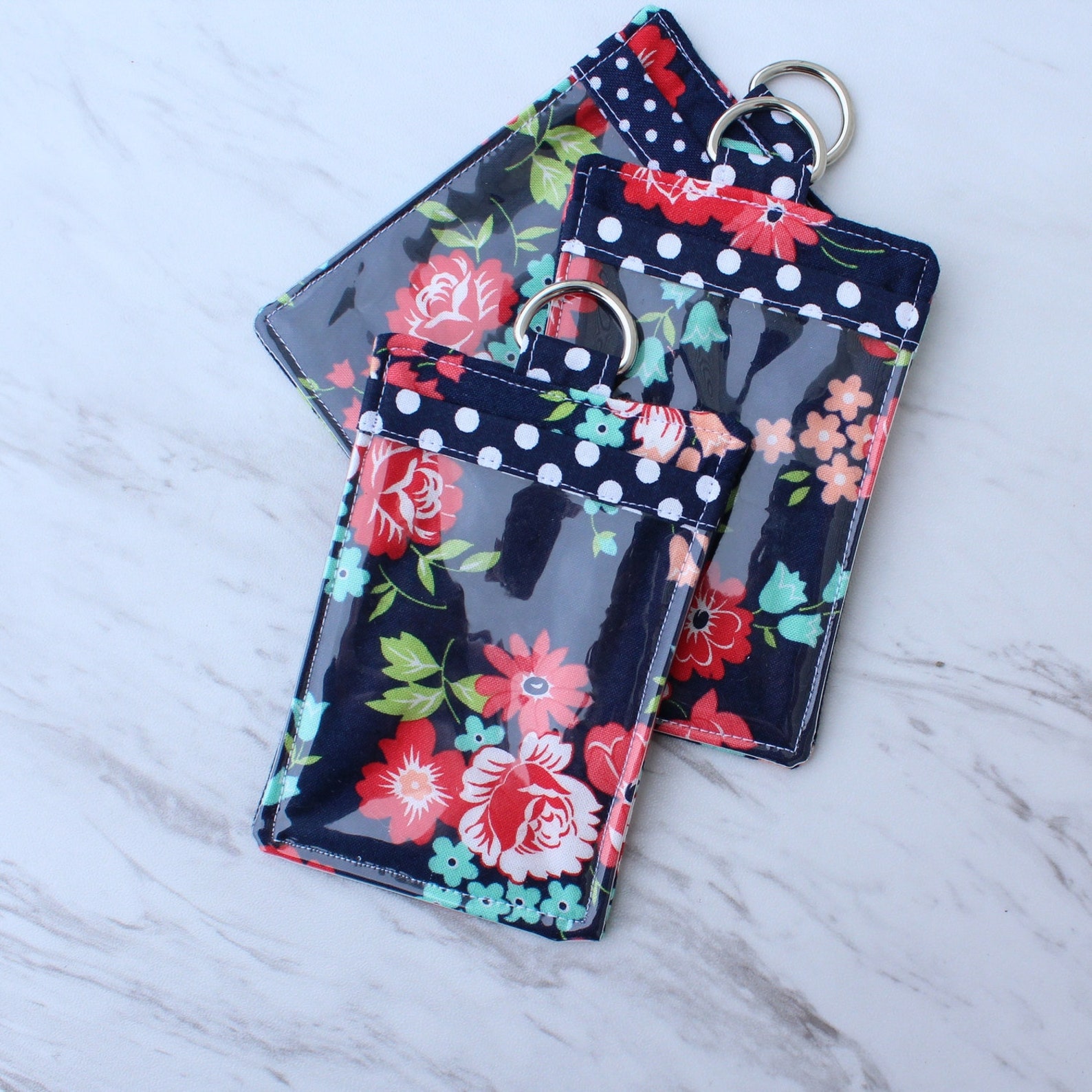 Teacher Badge Holder Lanyard Badge Holder ID Holder Navy Id Etsy