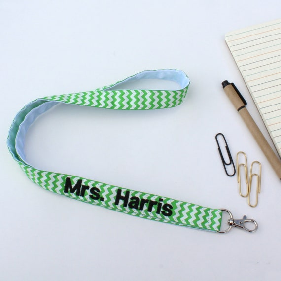 Personalized Teacher Lanyard Teacher Appreciation Teacher Etsy