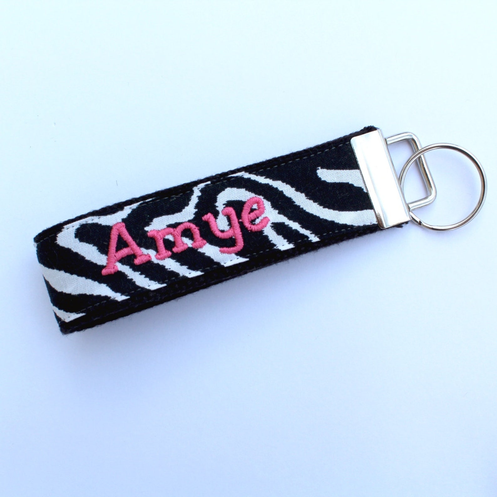 Personalized Key Fob Keychain for Women Name Keychain Key Etsy