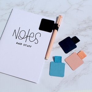 Pen holder for planners, Pen loop for note book, journal pen holder, Planner accessory for your pens Bild 9