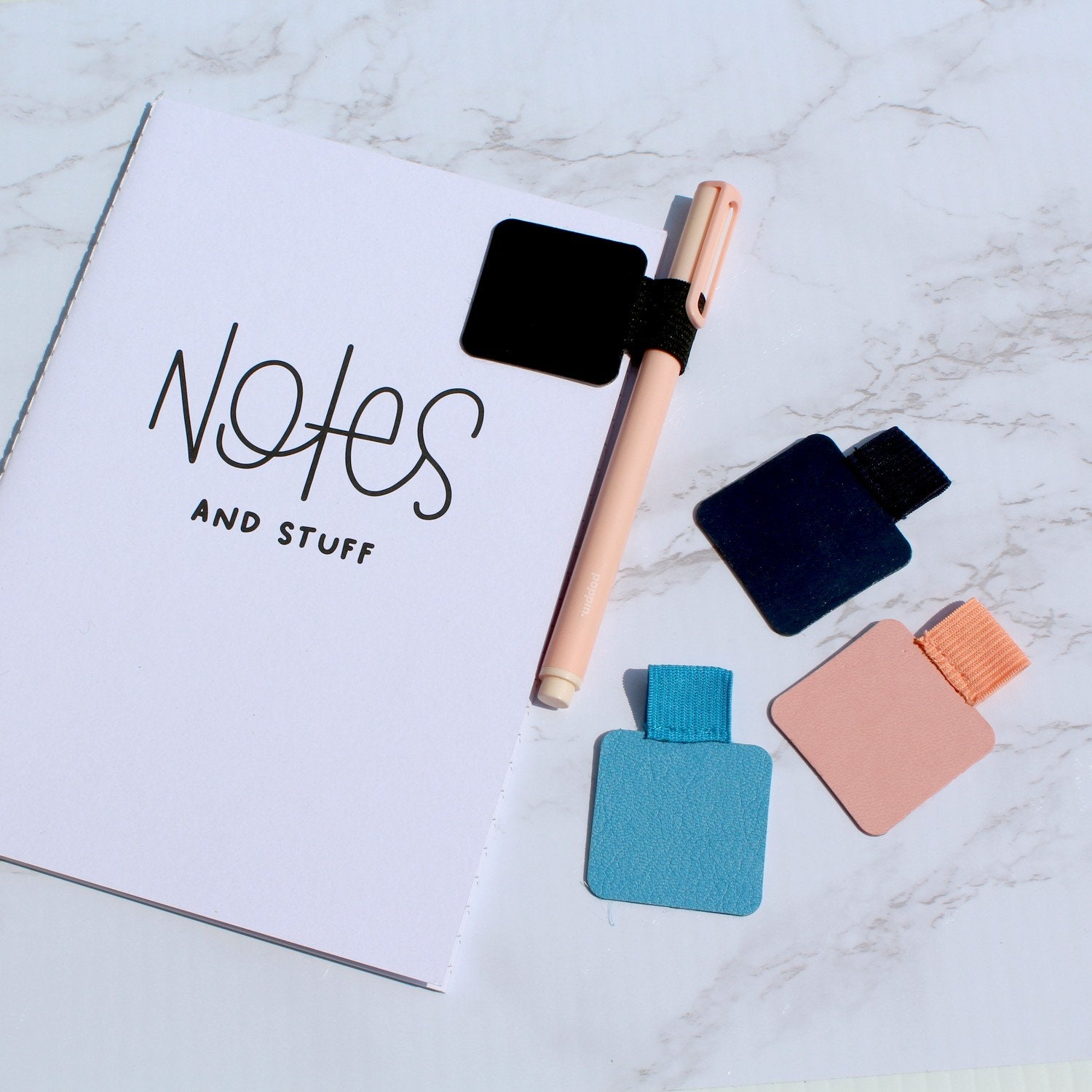 Elastic Pen Loop Holder For Planner Notebooks Journals Self - Temu
