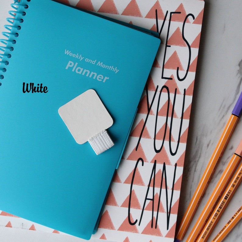 Pen holder for planners, Pen loop for note book, journal pen holder, Planner accessory for your pens Bild 4