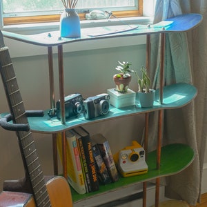 Recycled Skateboard Shelf