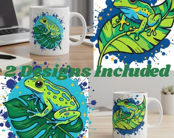 Coqui Frog PNG Bundle – Tropical Clipart, Puerto Rico Art (Digital Download)