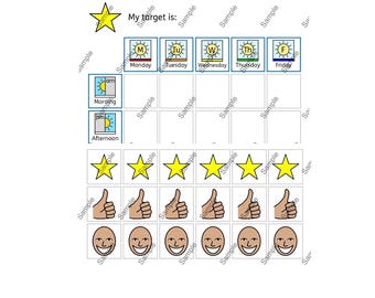 5-Day Reward Chart: Visual Aid for Autism, ADHD, SEND (Digital Download)