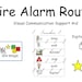 Fire Alarm Routine Visual Communication Support Visual Aid For SEND fire-alarm-routine-visual-communication-support-visual-aid-for-send