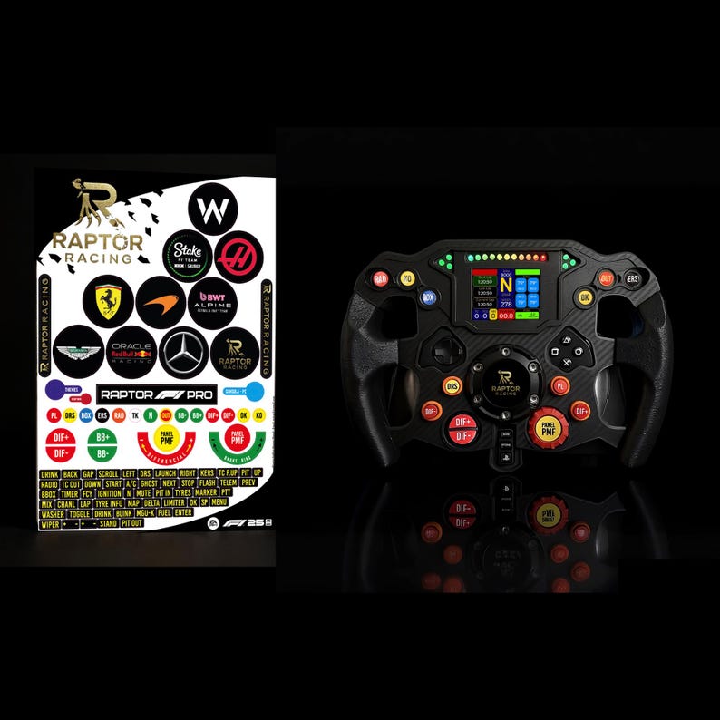 Volante F1 Mod Per Logitech G29 G920 G923 - Formula Italia