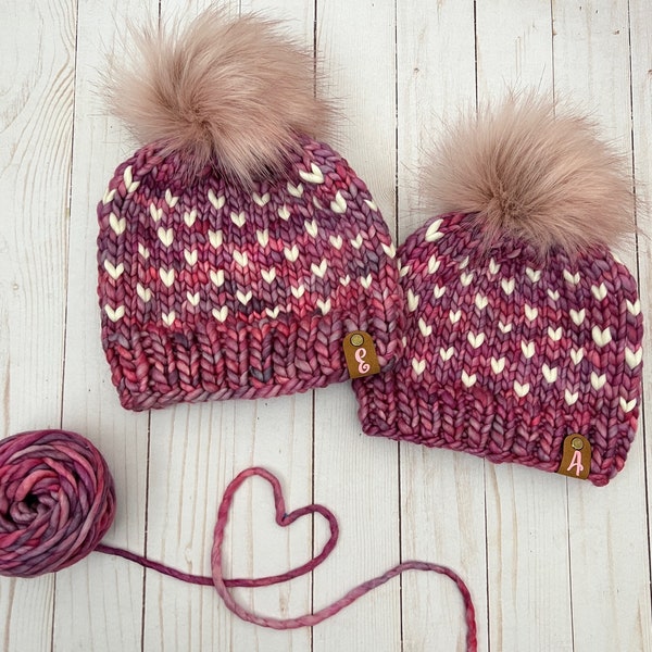 Newborn Pom Pom Hat Etsy