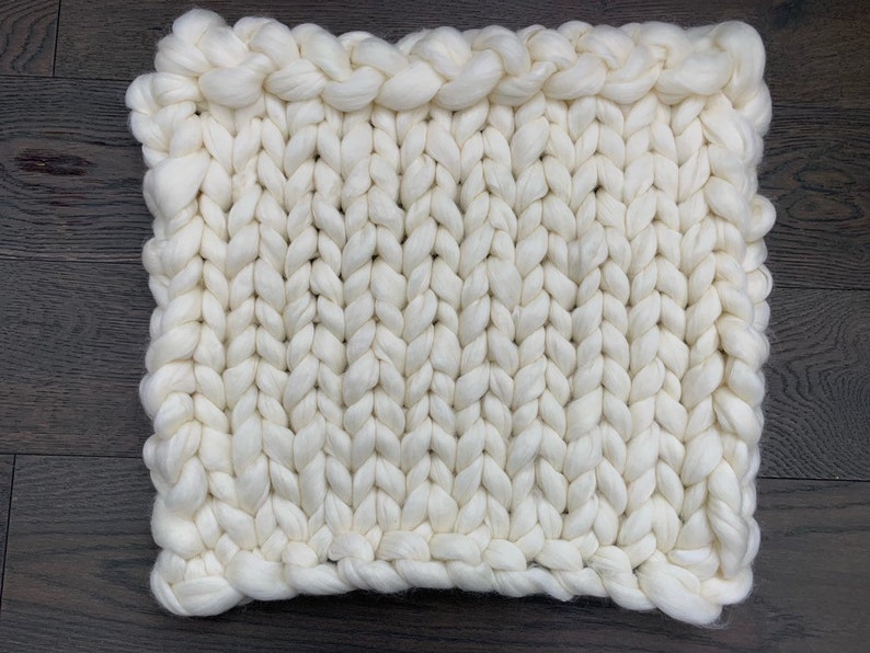 posing blanket thick layer blanket} Chunky Knit Rainbow Newborn Layering Blanket {photo prop rainbow baby hand knit