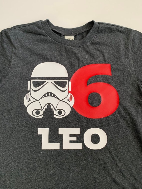 Personalized Storm Trooper Birthday Shirt Personalized Storm Trooper Birthday Shirt
