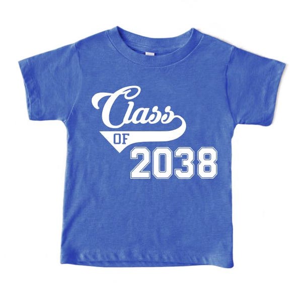 Class of 2038 First Day of School Shirt {Kindergarten Back to School Shirt, first day of school, graduation class of 2038, back to school}